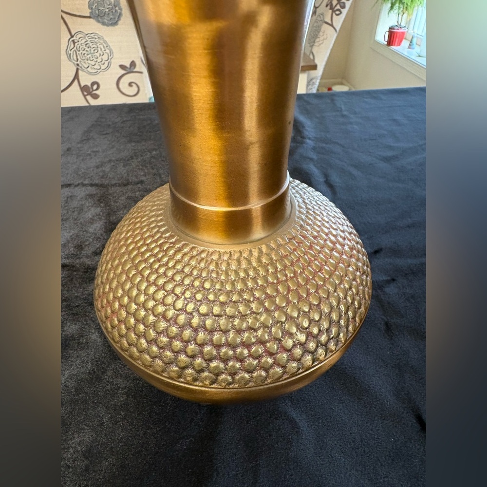 Hammered Copper Vase - Picture 2 of 5